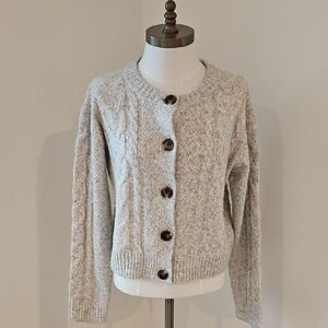 RW + Co Cozy Cable Knit Cardigan Sweater